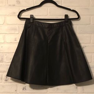 Miss Selfridge Leather Skirt